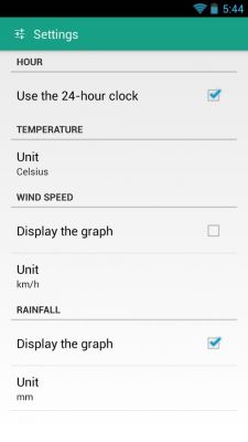Погодные приложения для Android