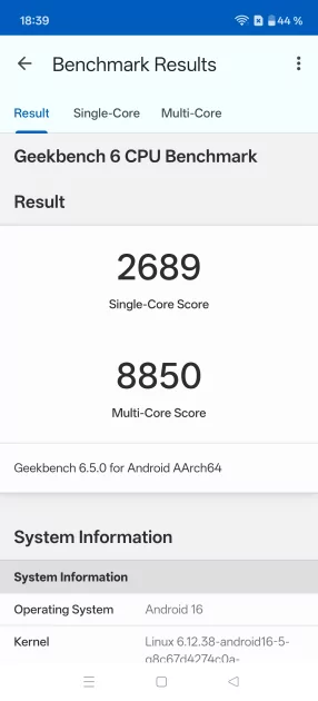 Мощный чип, Android 16 и 7400 мАч: обзор доступного флагмана OnePlus 15R — Производительность и тесты. 6