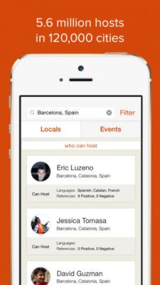 Couchsurfing обзавелся новыми приложениями