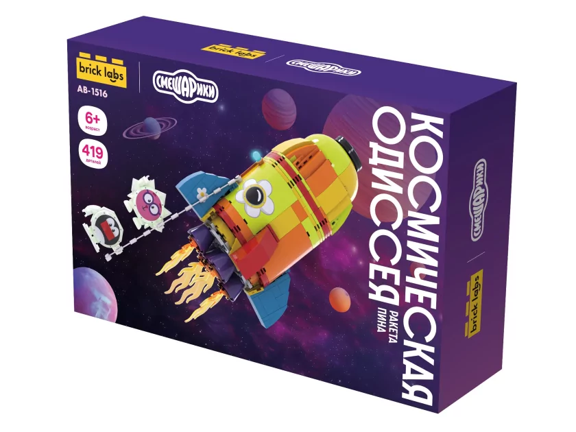 Brick Labs запускает вторую серию конструкторов «Смешарики» с редкими фигурками