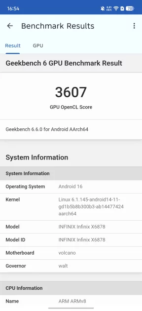 Показывает мемы на крышке, измеряет пульс и работает пауэрбанком: обзор Infinix NOTE 60 Pro — Производительность и тесты. 6