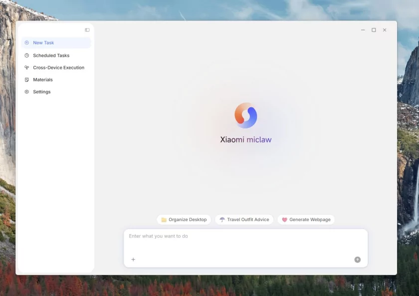 ИИ Xiaomi miclaw доступен на ПК и Mac в рамках бета-теста — выполняет задачи на системном уровне