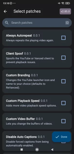 Как обойти установку приложений через Google Play — REVANCED MANAGER и полезные патчи. 4
