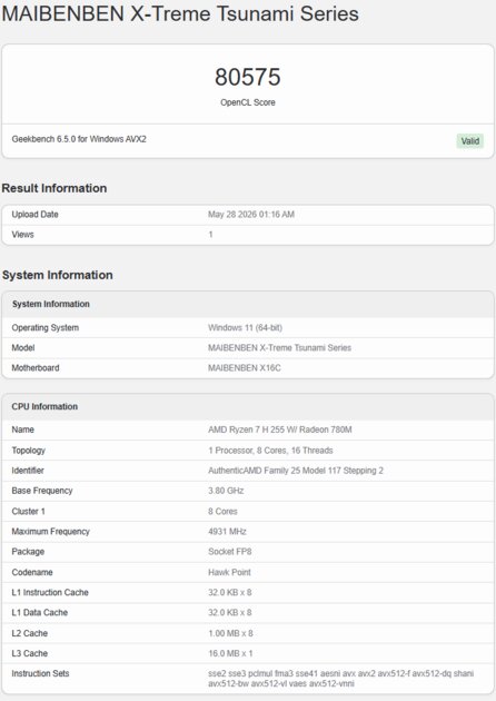 Мощный ноутбук для игр и работы с графикой: обзор 16-дюймового MAIBENBEN X16C