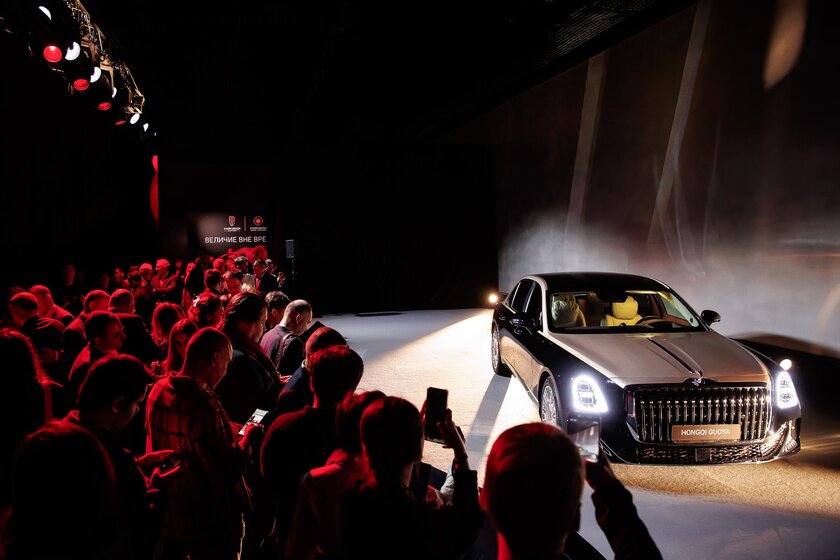 HONGQI GUOYA официально представлен в России — роскошный седан от 27,7 млн рублей