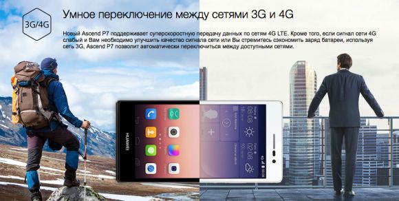 Старт официальных продаж Huawei Ascend P7 в России