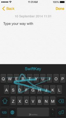 Клавиатура SwiftKey появится на iOS 8
