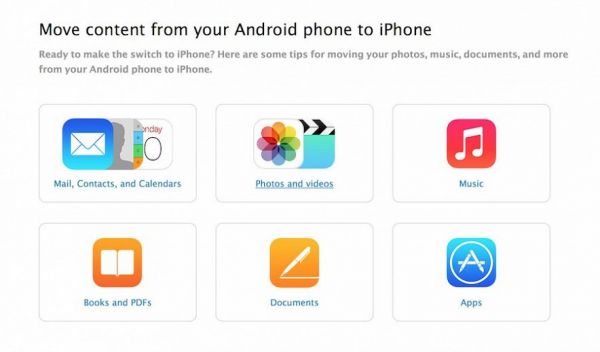 Apple выпустила инструкцию по простому переходу с Android на iOS