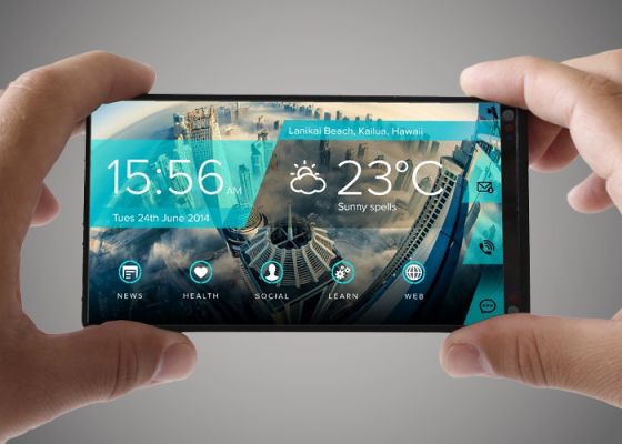 Portal — гибкий смартфон с большим экраном, который можно носить на запястье
