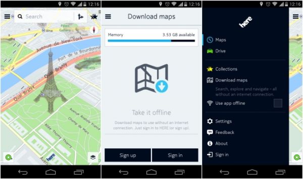 Установочный файл бета-версии Nokia HERE Maps для Android слили в сеть