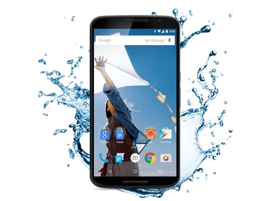 Nexus 6 является водонепроницаемым, как Moto X (2014)