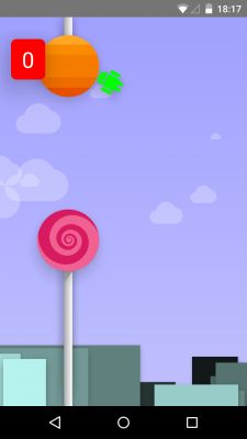 Пасхальное яйцо в Android 5.0 Lollipop — тематический аналог Flappy Bird