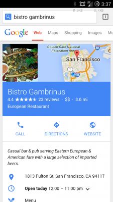 Google тестирует Material Design для мобильного веб-поиска