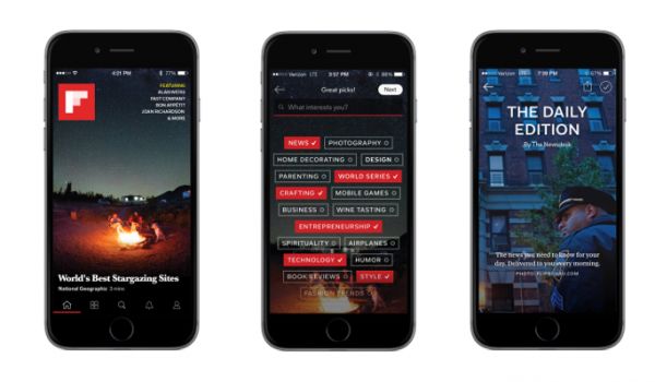Flipboard 3.0 получил обновленный дизайн и новые функции