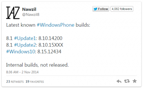 Microsoft тестирует Windows 10 для смартфонов