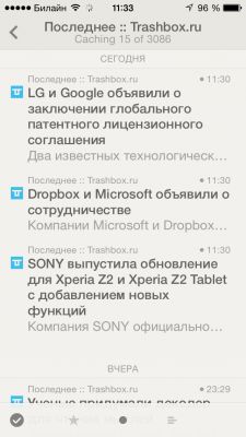 TOP лучших RSS-клиентов для iOS