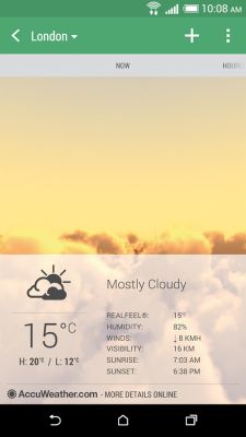 Новое погодное приложение от HTC доступно в Google Play