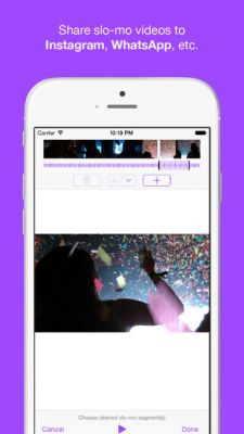 TruSloMo — приложение для шаринга видео с замедленной съемкой с iPhone 6 и iPhone 6 Plus