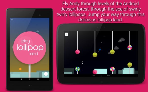 Попробуйте пасхалку из Lollipop на своём Android девайсе !