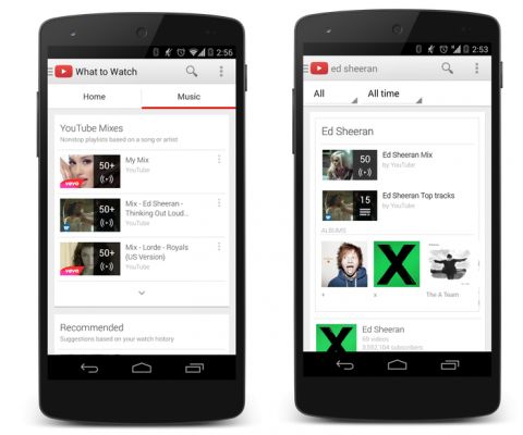 YouTube показала свою платную подписку Music Key