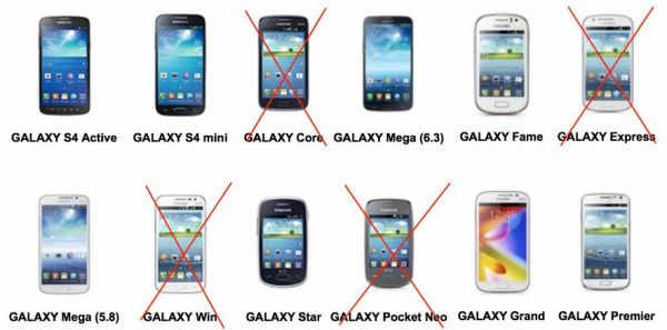 Samsung сократит количество линеек мобильных устройств