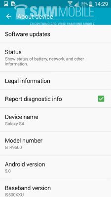 Новое видео и скриншоты Android 5.0 Lollipop на Samsung Galaxy S4