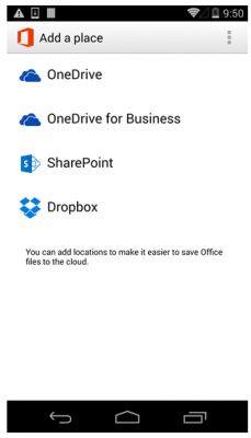 Office для Android теперь интегрирован с Dropbox