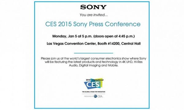 Sony проведет собственное мероприятие на CES 2015