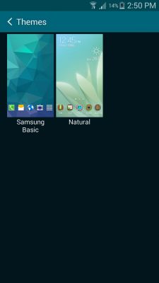 В сети появились скриншоты приложения Samsung Themes для TouchWiz