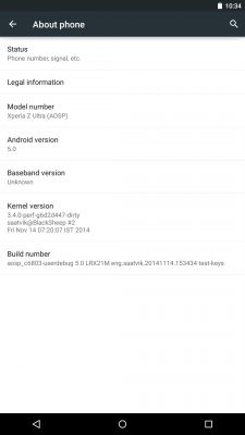 Фаблет Sony Xperia Z Ultra получил неофициальную версию Android 5.0 Lollipop