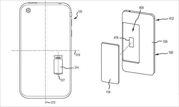 Apple зарегистрировала патент для защиты устройств от падений