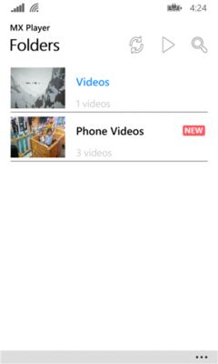 Для Windows Phone выпущена ранняя версия MX Player