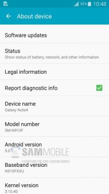 Samsung GALAXY Note 4 и Note Edge получат сразу Android 5.0.1 Lollipop