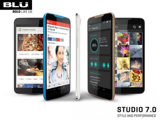 BLU представила большой смартфон с 7-дюймовым экраном и низкой ценой