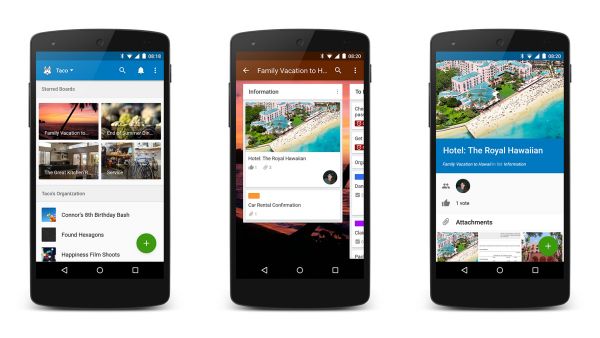 Сервис Trello для Android официально "материализовался"