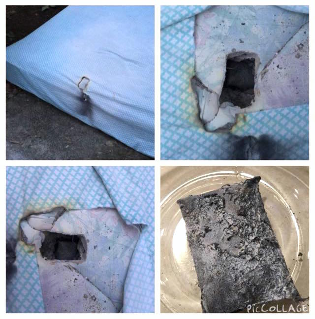 Смартфон LG G3 внезапно взорвался и сжёг кровать подростка