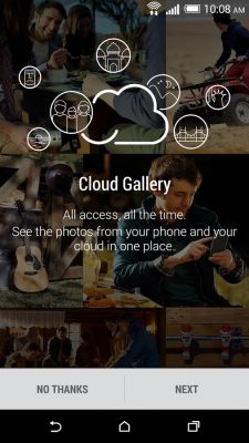 Галерея HTC для Android "подружилась" с облаками
