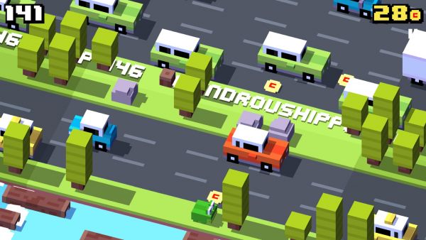 Аркадный хит Crossy Road появился в Google Play