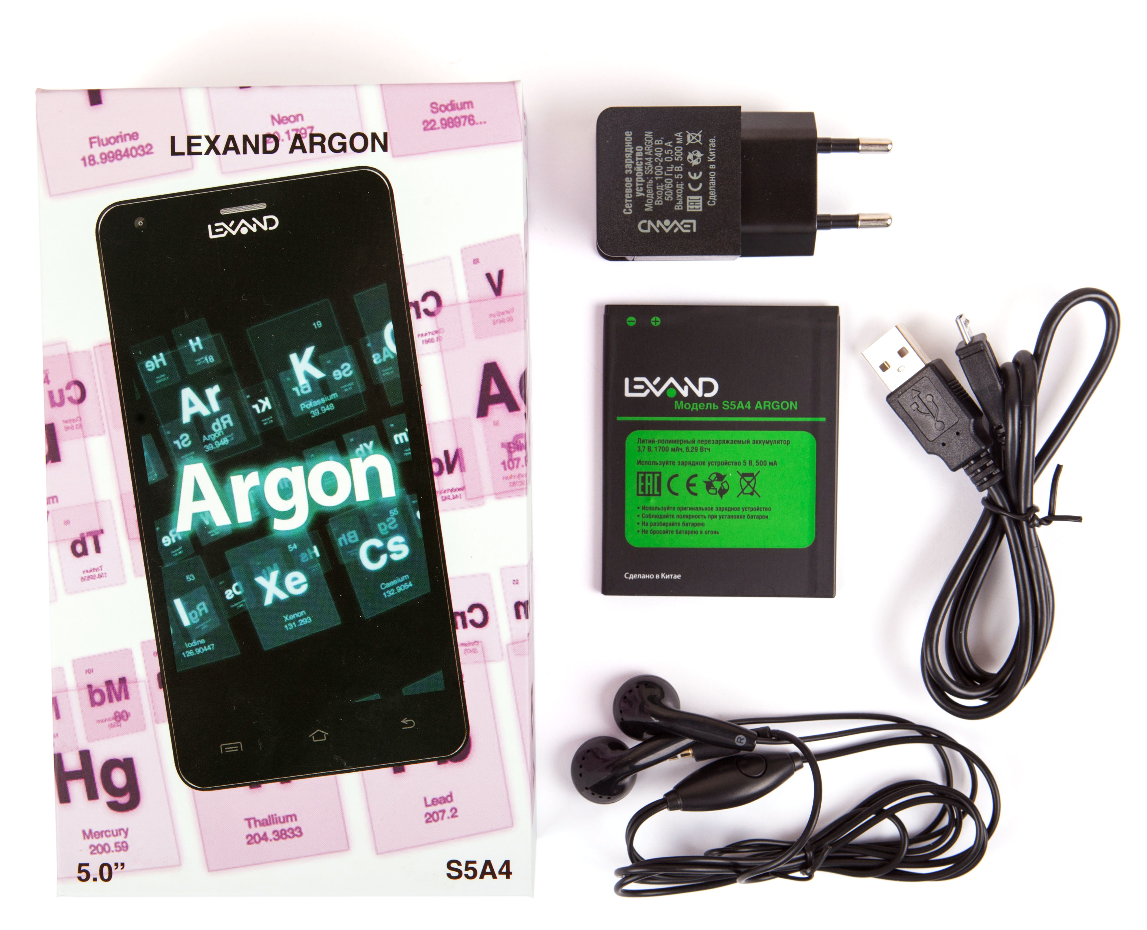 Прошивка для Lexand S5a4 Argon