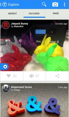 Приложение MakerBot  для Android позволит вам контролировать 3D принтер с мобильного устройства