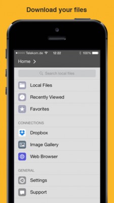 File Manager App — полноценный файловый менеджер для iOS