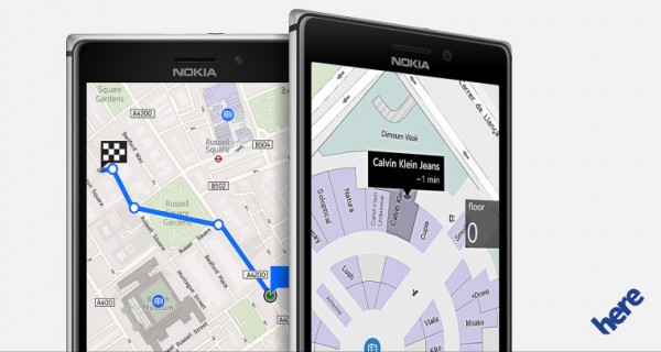 Карты Nokia HERE получили новый апдейт