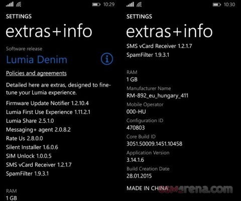 Европейские Lumia 1020 и Lumia 925 получают обновление Lumia Denim