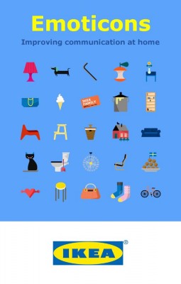 IKEA создала свои смайлы Emoji