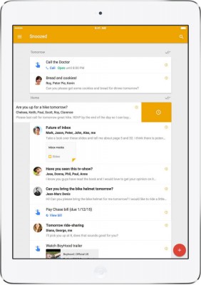 Приложение Inbox by Gmail теперь поддерживает iPad