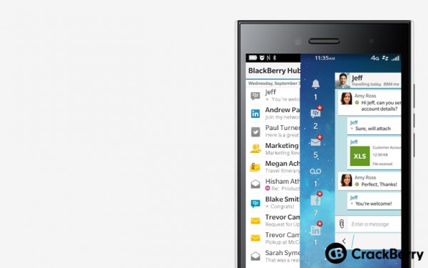 Следующий сенсорный смартфон от BlackBerry будет называться «Leap»