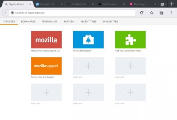 Firefox для Android получил новый интерфейс для планшетов и поддержку HTTP 2.0