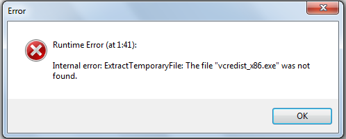 File not found. Runtime Error внутренняя ошибка. Ошибка runtime Error at. Ошибка EXTRACTTEMPORARYFILE. Ошибка DIRECTX runtime что это.