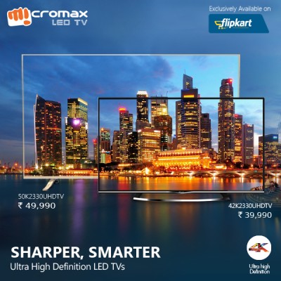 Micromax запустила продажи 4K-телевизоров на базе Android