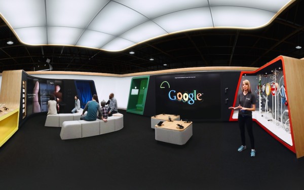 Google предлагает виртуально посетить свой магазин в Лондоне